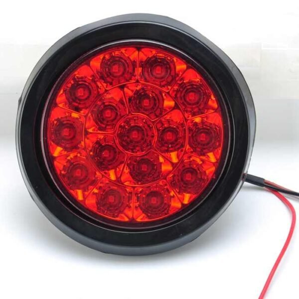 For Universal Trailer Vehicle PK9117 10-30V Side Marker Round LED Reverse Stop Rear Driving Lamp Truck Led Tail Light - Image 4