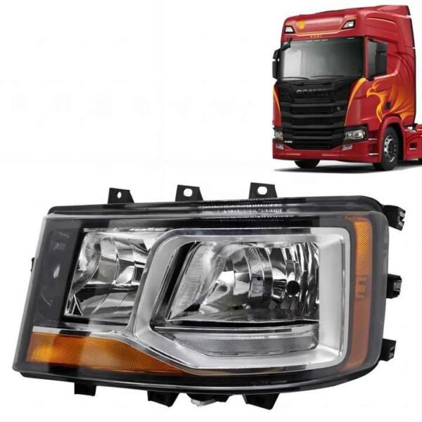 PK11840 For Scania P G R S 2016-Up 2655842 2379890 2655843 Head Lamp Halogen Electric With Daytime Lamp LHD E-Mark Headlight - Image 2