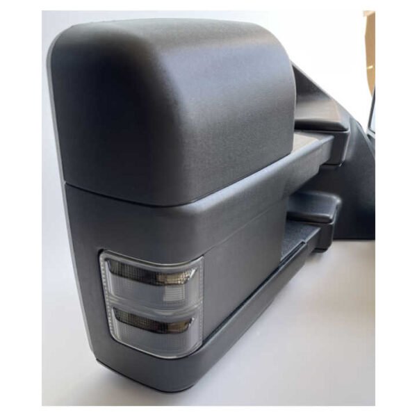 Chrome Towing Power Heated Pair Tow Mirrors Signal puddle For 07-14 Ford F150 - Image 2