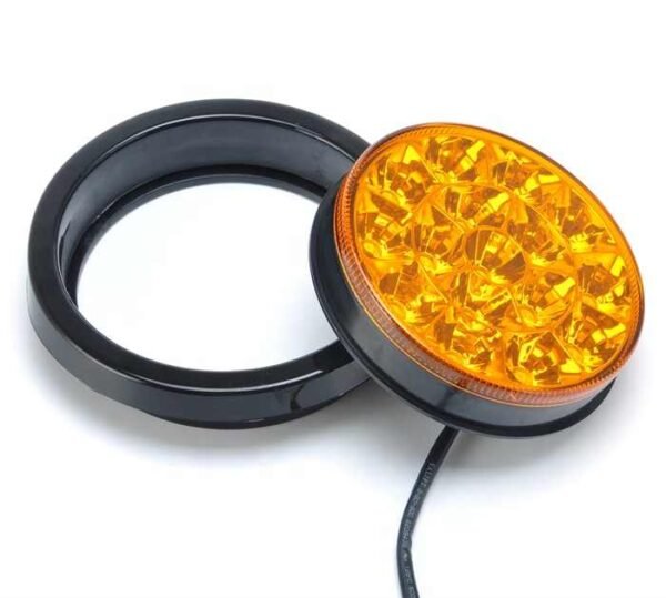 For Universal Trailer Vehicle PK9117 10-30V Side Marker Round LED Reverse Stop Rear Driving Lamp Truck Led Tail Light - Image 5