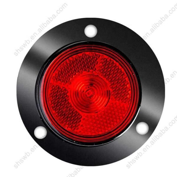 PK9295 For Universal Trailer Running Lights Flowing Brake Stop Led Waterproof Round Side Clearance Lamp Side Marker Tail Lights - Image 5