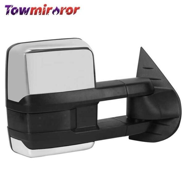 PK11604 For 07-13 Silverado GMC Sierra Chrome Power Heated GM1320407 GM1321407 Low Price LED Turn Signal Towing Mirrors - Image 3