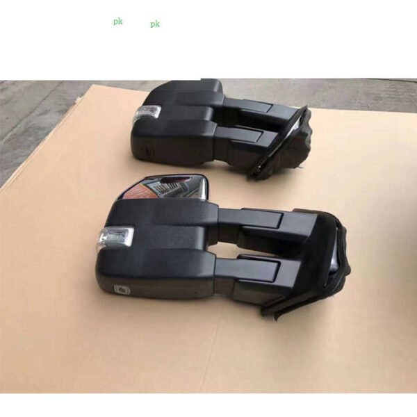 Power Heated Turn Signal Clearance Lamp Spotlight Side View Tow Towing Mirror Truck Pair For Ford Pickup Accessories - Image 2