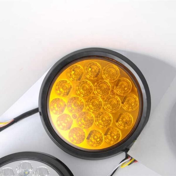 PK9075 For Universal Trailer Vehicle Round Led Indicator Lights Truck Car Side Marker Light - Image 3