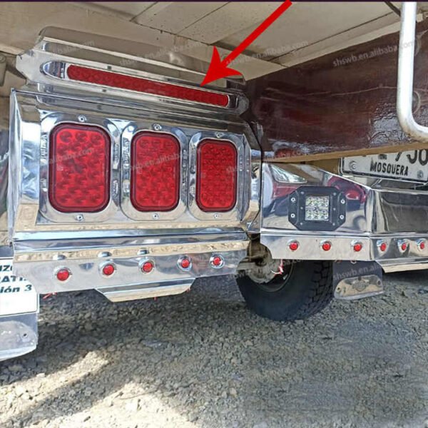 PK11415 For Universal Trailer Brake Stop Rear Flash Lamp Taillight Bar LED Sequential Flowing Turn Signal Truck LED Tail Lamp