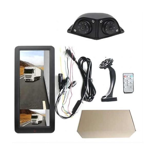 PKE11478 For Truck Bus IPS Screen 12.3 Inch Monitor with Dual Camera Blind Spot Monitoring System Electronic Rear View Mirror - Image 7