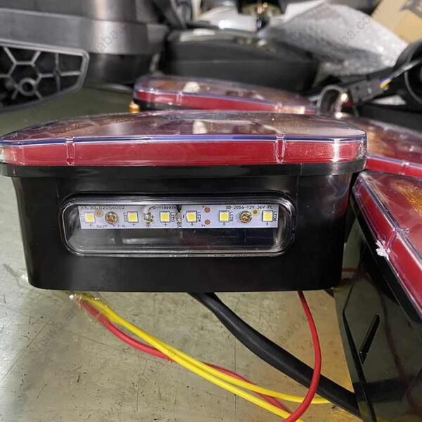PK12791 Universal Vehicle Truck Led Taillight Turn Signal Lights Waterproof Flashing Running Warning Rear Combination Lamp - Image 3