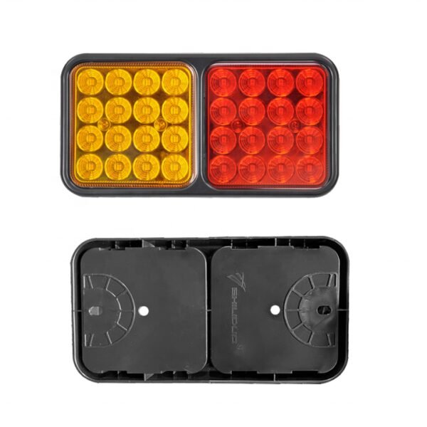 PK12991 Universal Truck Trailer Lorry Led Taillight Warning Lights Rear Combination Lamp Assembly Brake Reverse Tail Light - Image 2