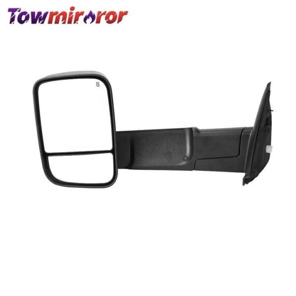 For 2017 RAM 1500 2500 3500 High Quality Power Heated Turn Signal Pair Black Tow Side Towing Mirrors - Image 3