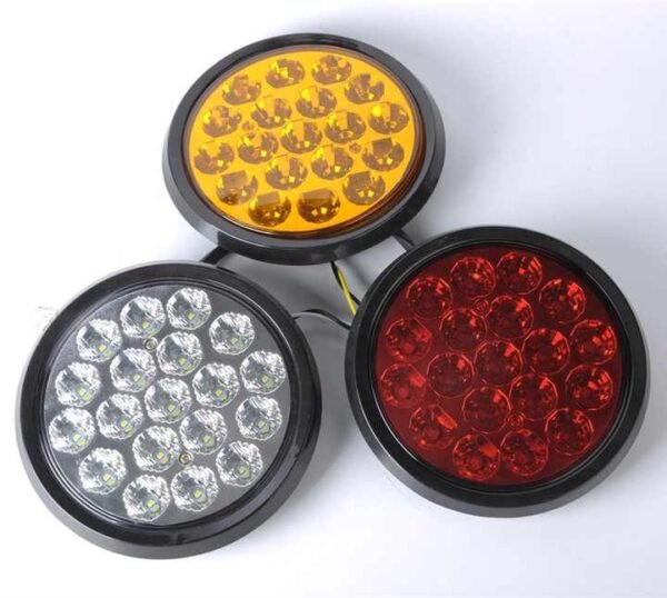PK9075 For Universal Trailer Vehicle Round Led Indicator Lights Truck Car Side Marker Light - Image 2