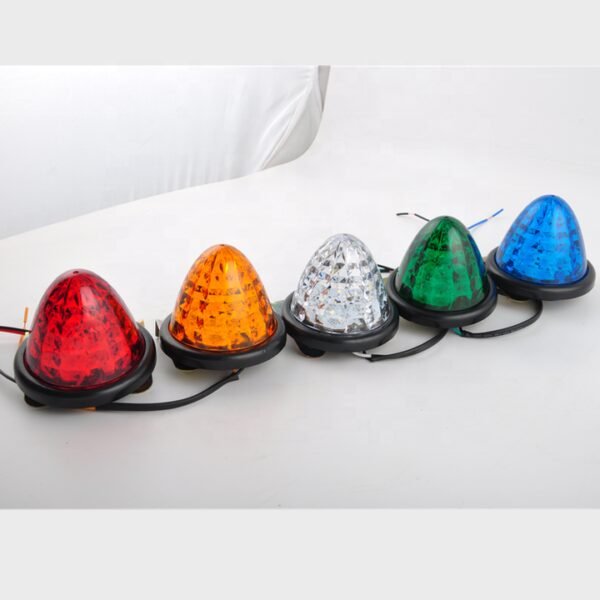 For Universal Vehicle edge lights 12V 24V yellow LED Truck Trailer Side Marker Light - Image 2