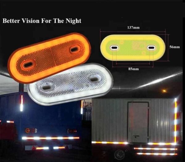 PK10711 For Universal Trailer Led Tail Indicator Lamp Truck Side Marker Light