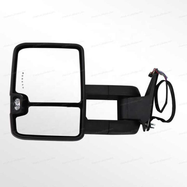 For 2014-2018 Chevy Silverado GMC Sierra 1500 2500 HD 3500 HD LED Turn Signal Backup Lamp Powered Towing Side Mirror - Image 3