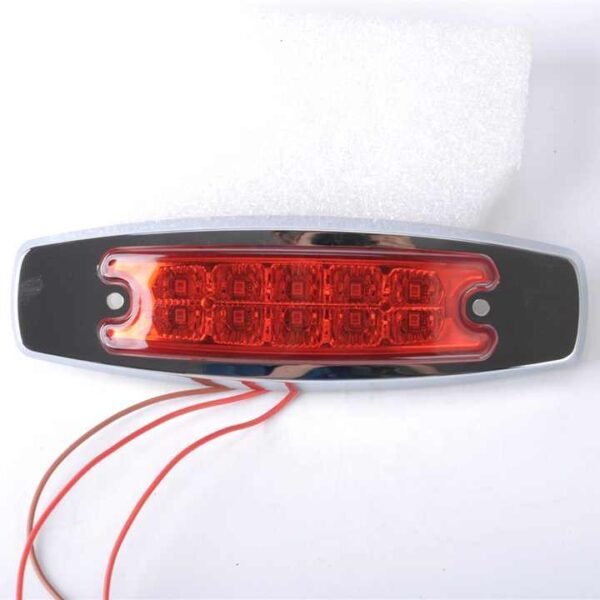 PK10726 Truck Trailer 12V 24V Led Flashing Lamp Flowing Brake Stop Driving Indicator Clearance Warning Side Marker Light - Image 2