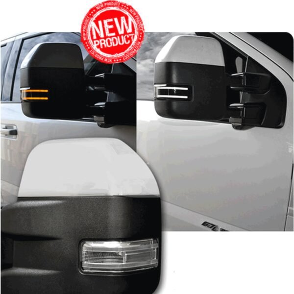 PK10682 For 2008 to 2016 Ford F250 / F350 / F450 / F550 Super Duty Pair Powered Towing Mirror w / LED Turn Signal Light+Heated
