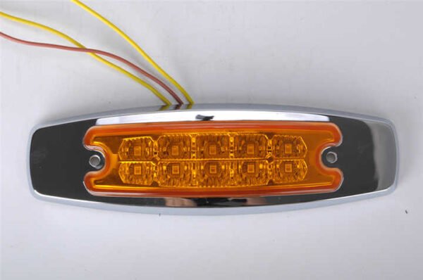 PK10726 Truck Trailer 12V 24V Led Flashing Lamp Flowing Brake Stop Driving Indicator Clearance Warning Side Marker Light - Image 5