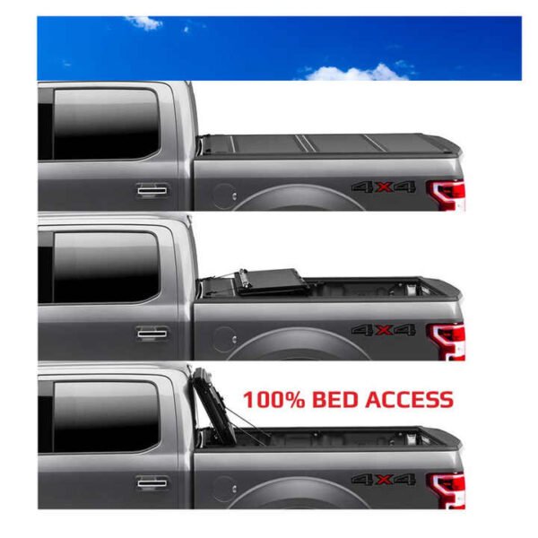 Hard Folding Tonneau pick up truck bed Cover for tundra 5.5" bed - Image 2