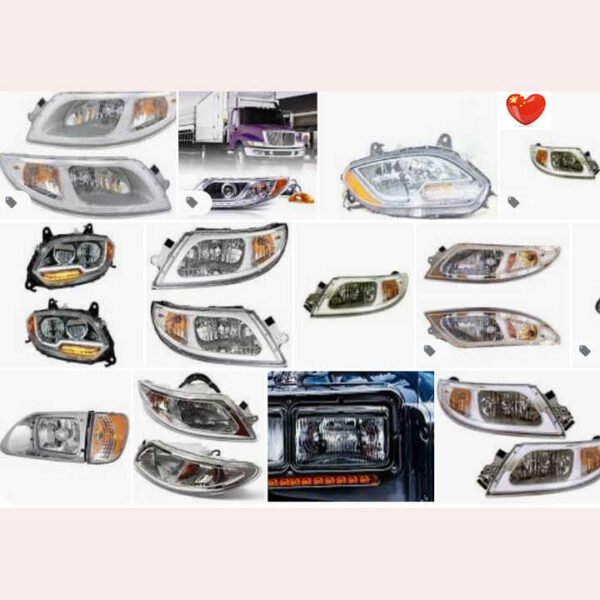 China Shanghai international freigtliner kenworth casacadia vnl  truck headlamp - Image 2