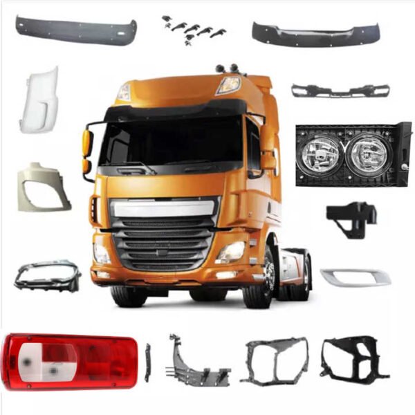 Replaced RH 1835875 LH 1835874 HEAD LAMP without lamp base without bulb for Daf Xf Truck - Image 2