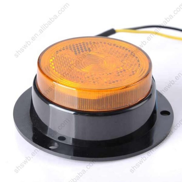 PK9295 For Universal Trailer Running Lights Flowing Brake Stop Led Waterproof Round Side Clearance Lamp Side Marker Tail Lights