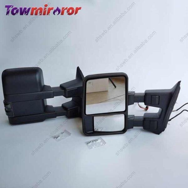 PK10682 Pair For 08-16 Ford F250 F350 F450 Super Duty LED Turn Signal Power Heated 9C3Z-17682-BA 9C3Z-17683-BA Tow Mirrors - Image 4